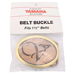 Yamaha Venture Solid Brass Official Yamaha Licensed Genuine Vintage Belt Buckle