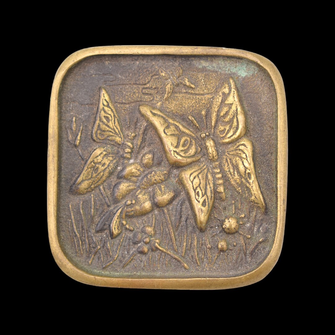 BTS Beautiful Vintage Boho Butterfly Belt Buckle Pale Pink & Gold Butterfly Buckle Vintage Elastic Belt  main image 4