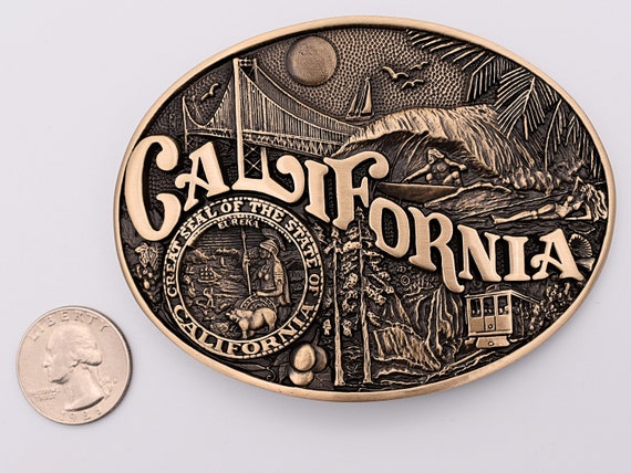 California State Seal Solid Brass Award Design Fi… - image 3