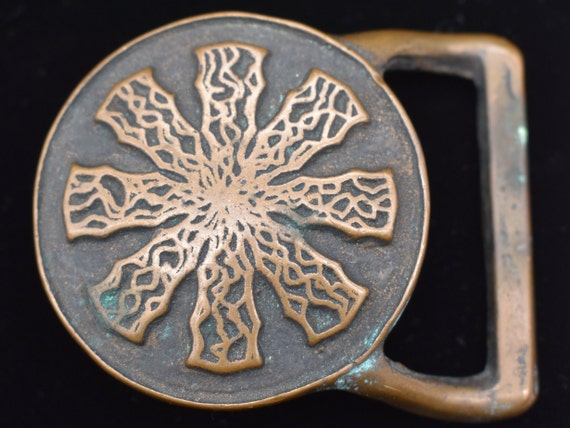 Tech Ether Guild "Crystal" Solid Brass Vintage 19… - image 1