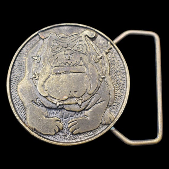 Junkyard Dog 1970s Vintage Belt Buckle