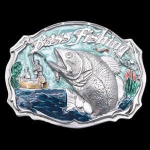 Bass Fishing Belt Buckle
