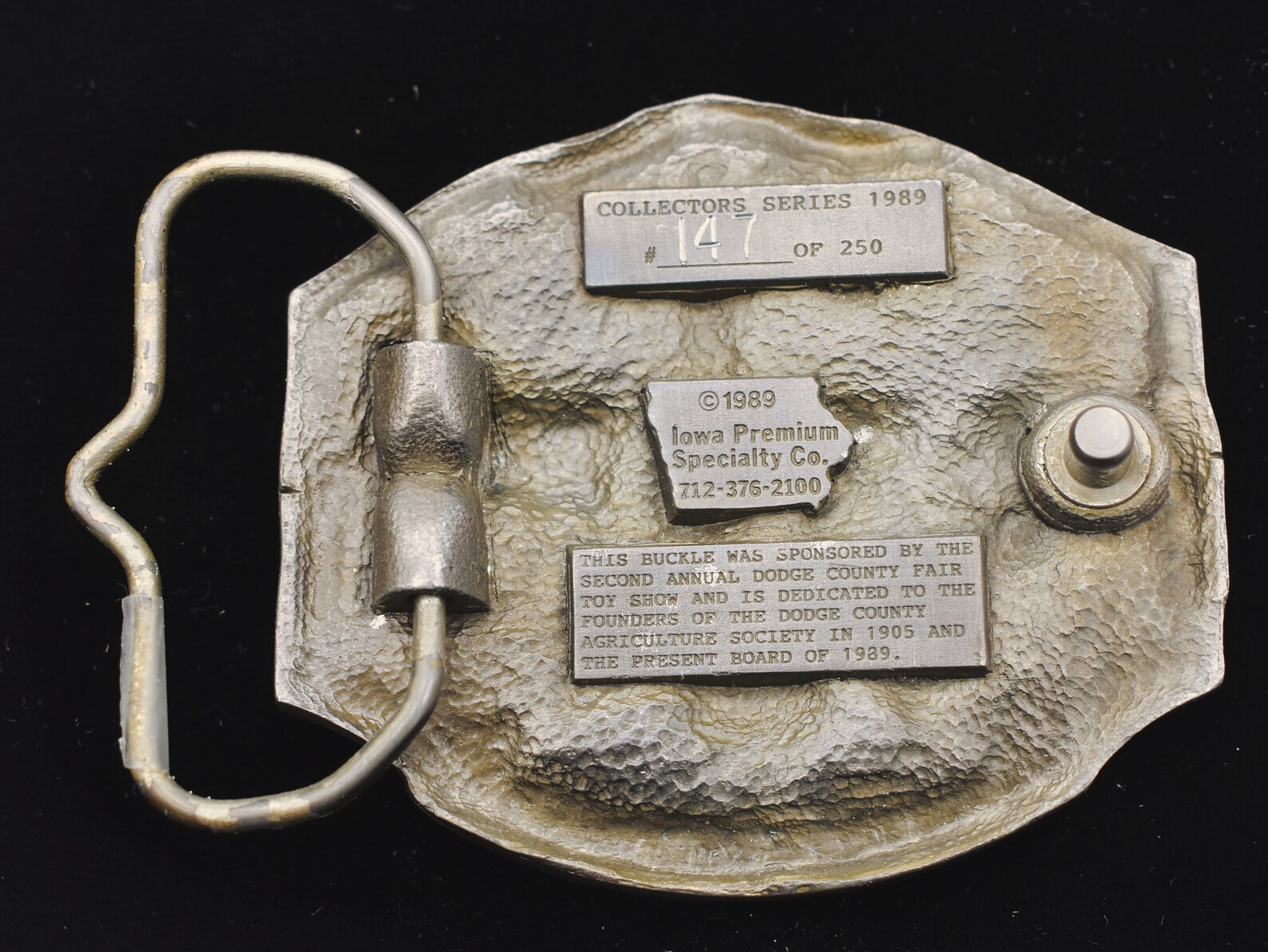 Dodge County Fair Vintage Belt Buckle Etsy
