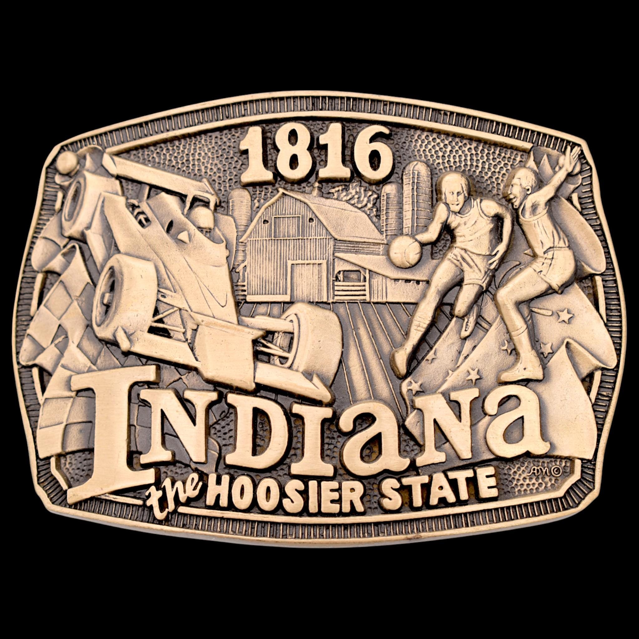 Boucle De Ceinture Collector Indiana University 1996 NOAC - Occasion Bon état - Voir Le Rêve, Vivre L'aventure