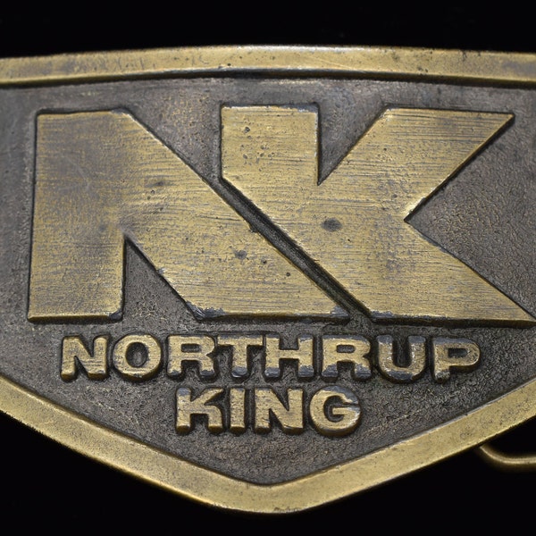 Northrup King Seed Company Syngenta American Agriculture Vintage Belt Buckle
