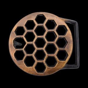 Honeycomb Belt Buckle - Etsy display picture 1