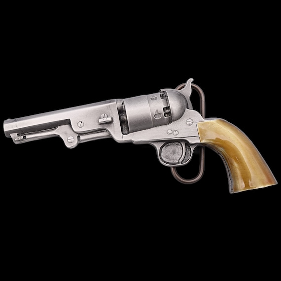 Colt Mod. 1851 Navy,engraved,silver plating,cased,postwar,cal..36,no.  16337. Matching numbers. Octagonal barrel,bright bore,length 7-1/2. Six  shots. Manufactured in 1975. Firm address on barrel,on frame marked Colts  Patent. On cylinder roll