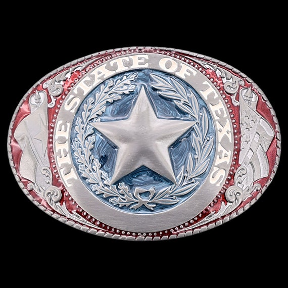 Great State of Texas State Seal Lone Star Belt Bu… - image 4