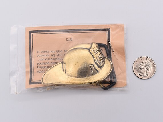 Solid Brass Fireman Firefighter Helmet NIP Sealed… - image 4
