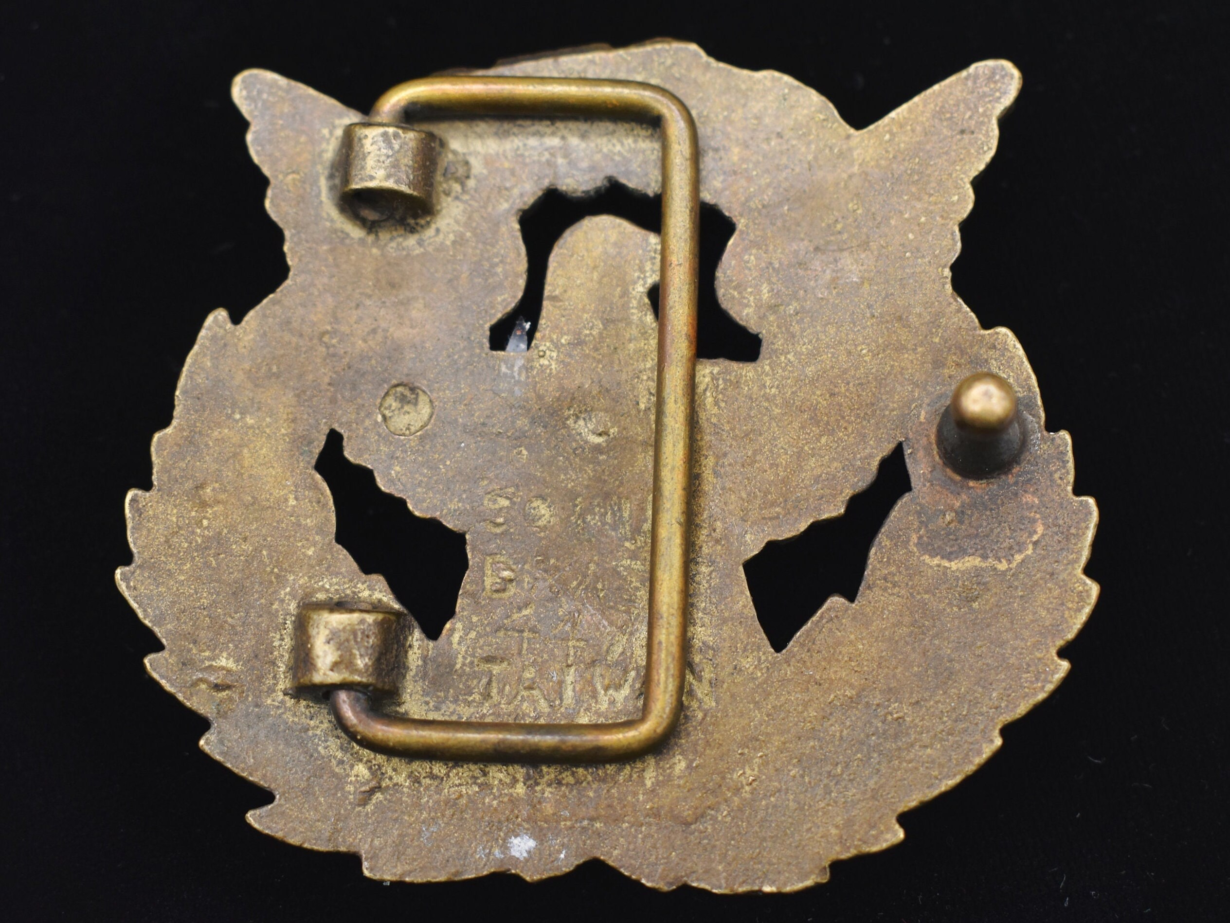 ROTC Reserve Officer Training Corps Eagle Crest Shield Solid Brass ...