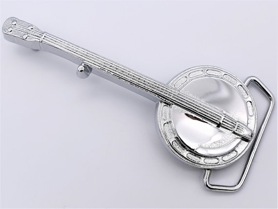 Banjo Chrome Plated Solid Brass 1970s Vintage Bel… - image 1