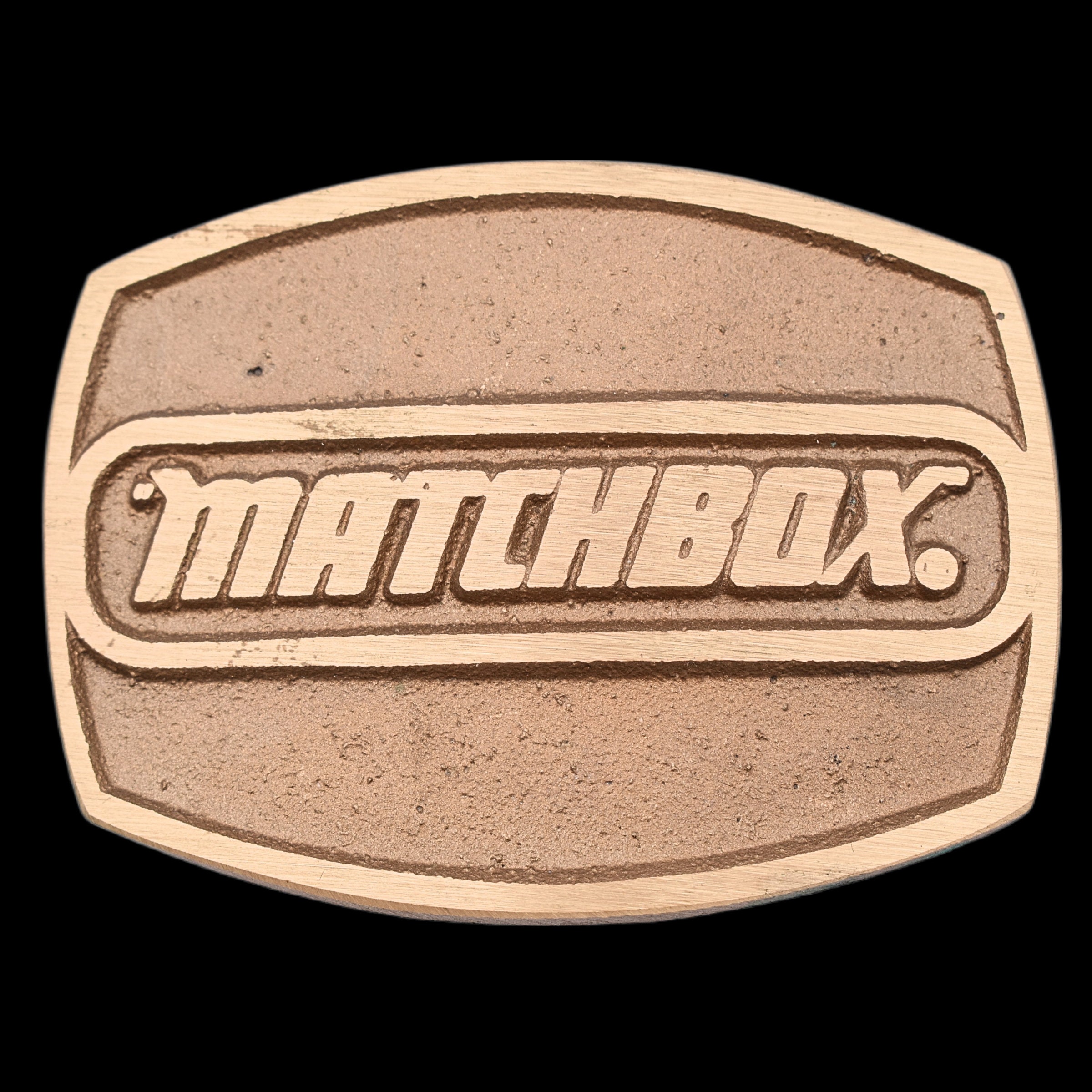 Matchbox Model Toy Cars Solid Brass Vintage Belt Buckle, image size:2400x2400