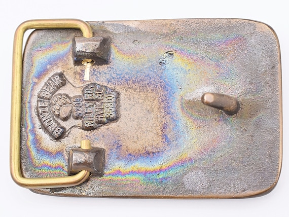 Solid Brass Space Shuttle Rocket NASA Vintage Bel… - image 2