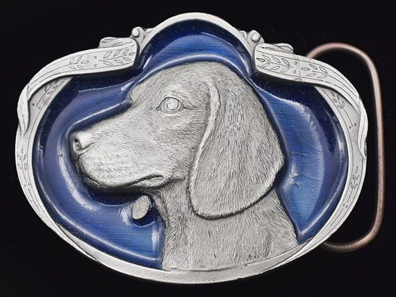 Labrador Retriever Dog Puppy Vintage Belt Buckle - image 1