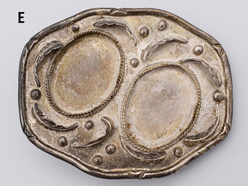 Sterling Silver Belt Buckle Blank Lapidary Artist Cabochon Etsy