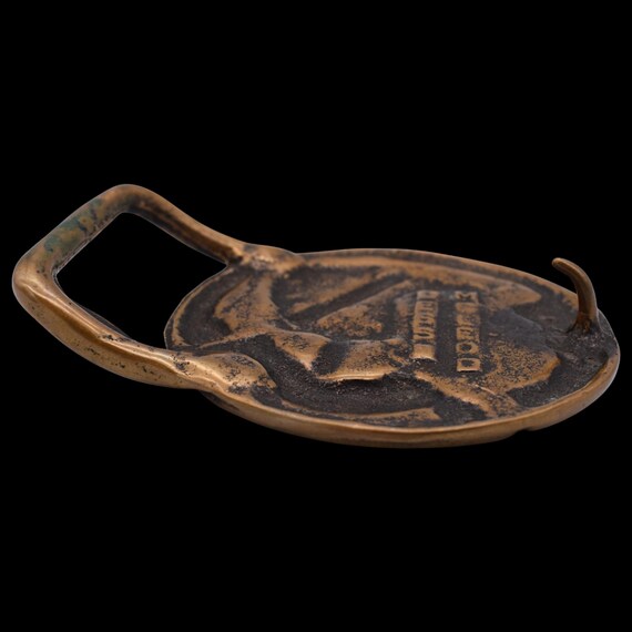 Jesse Mcleod SIGNED Pharaoh Solid Brass 1970s Vin… - image 3