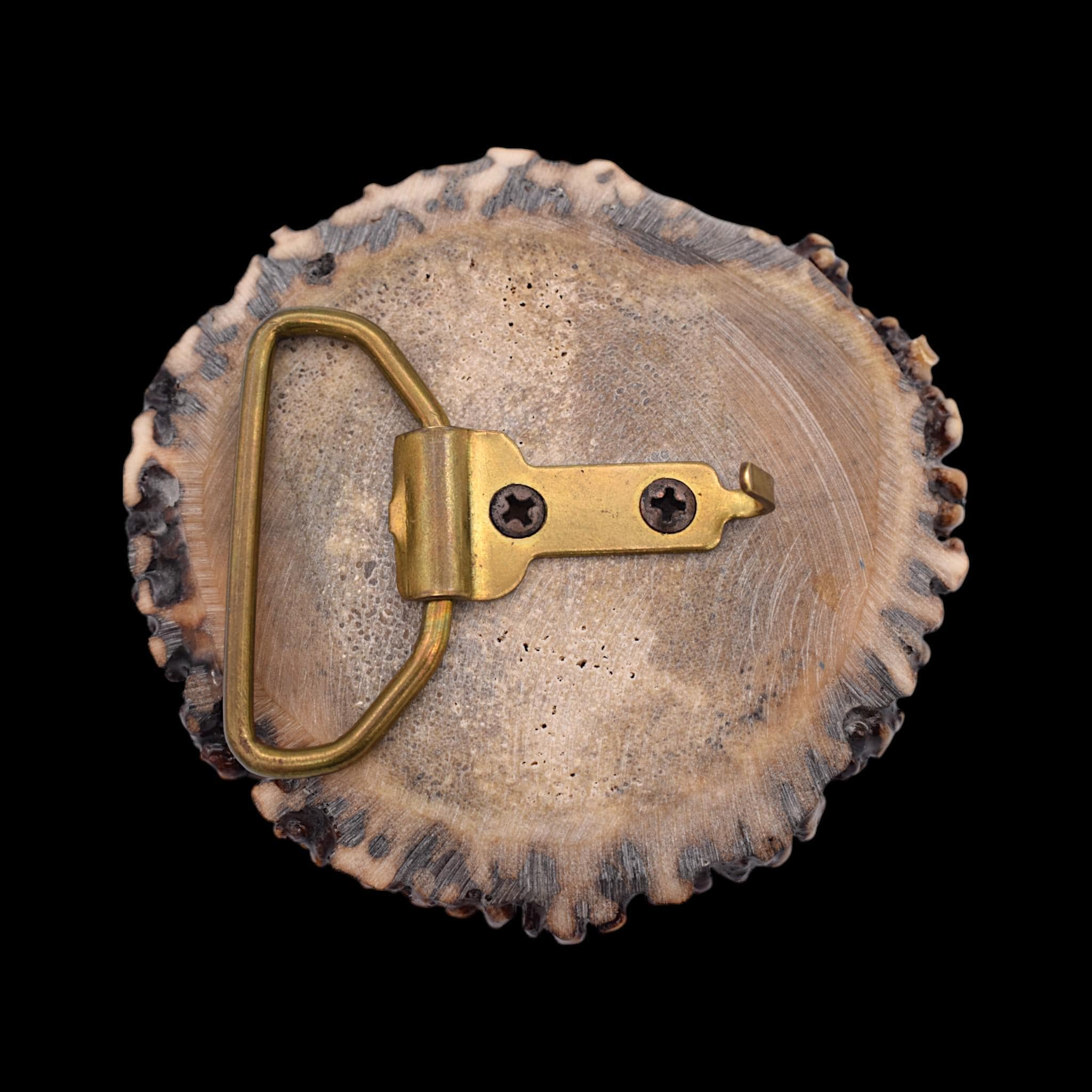 Vintage Carved Elk Antler Bone Rainbow Trout,  Belt Buckle Trout Belt In Vintage Belt Buckles for sale | eBay main image 2