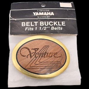 Yamaha Venture Solid Brass Official Yamaha Licensed Genuine Vintage Belt Buckle