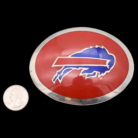 Buffalo Bills Football Vintage Belt Buckle - image 3