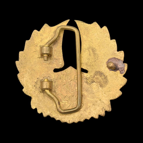 Harley Davidson Winged Shield Solid Brass BBB Bar… - image 2