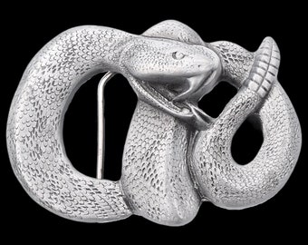 Rattlesnake Belt Buckle