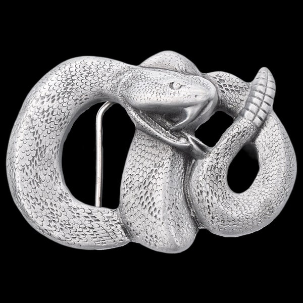 Rattlesnake Belt Buckle