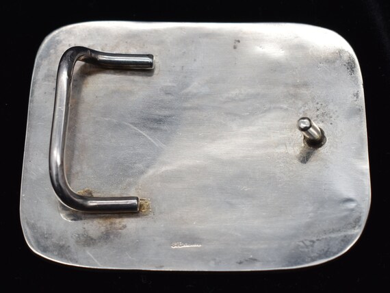 Sterling Silver Overlay Method Bucking Bronco Vin… - image 2