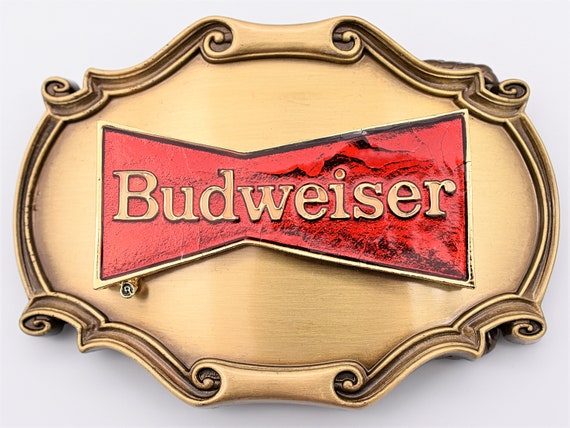 Anheuser-Busch, Inc. Budweiser Vintage Belt Buckl… - image 1