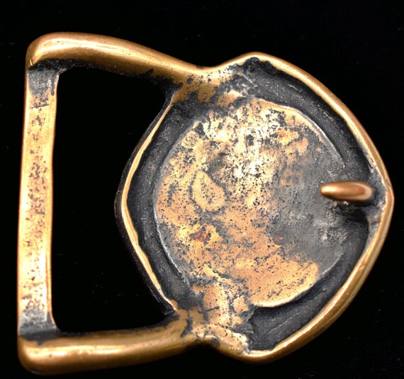 Tech Ether Guild "Pinwheel" Solid Brass Hippie 19… - image 2