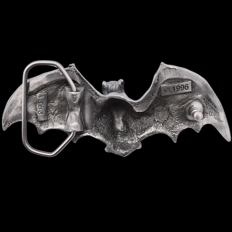 Bat Creepy Scary Dracula Scary Movie Halloween Belt Buckle image 2
