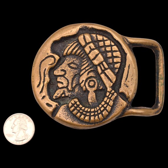 Jesse Mcleod SIGNED Pharaoh Solid Brass 1970s Vin… - image 4