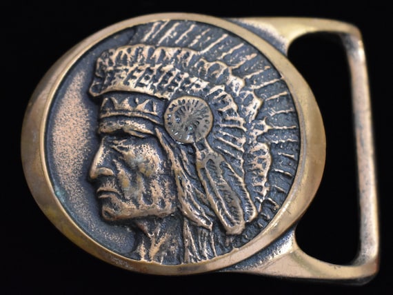 Tech Ether Guild "Cheyenne" Solid Brass Vintage H… - image 1