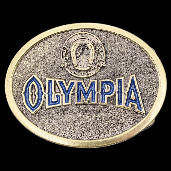 Olympia Beer Brewing Vintage Belt Buckle