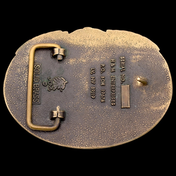 Solid Brass Poker Hand "Opera House" Dramatic Qua… - image 2