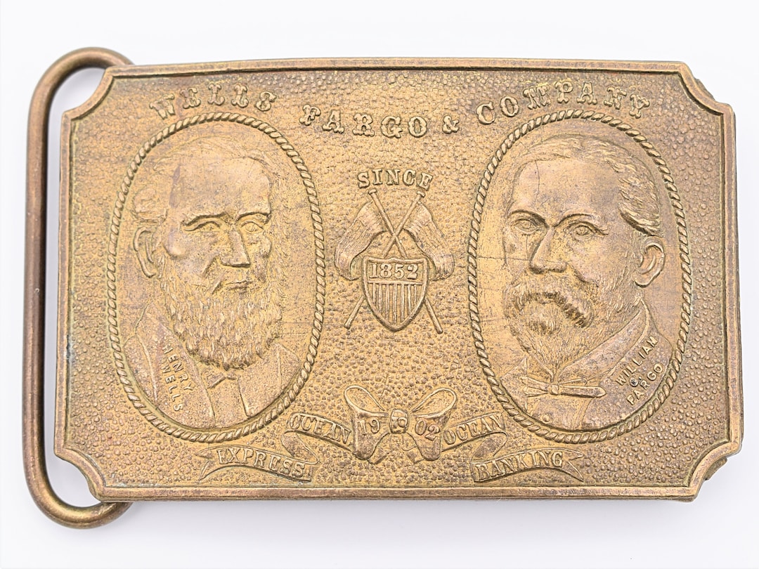 Wells Fargo & Co. Fairchild Original/fake Tiffany Solid Brass