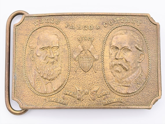 Wells Fargo & Co. Fairchild Original/fake Tiffany Solid Brass