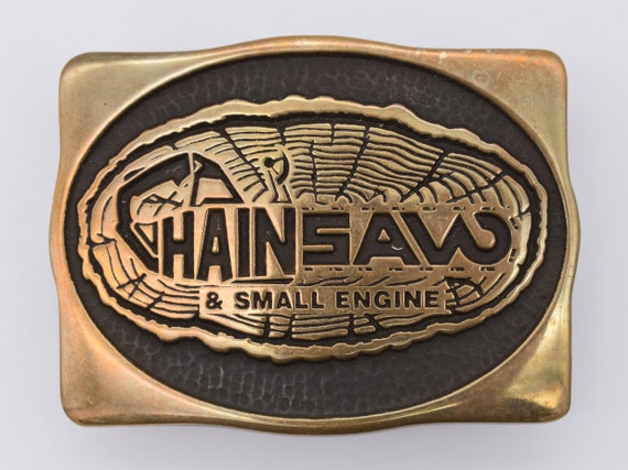 Solid Brass Chainsaw Small Engine 2 Cycle Cylinder 1980s Vintage