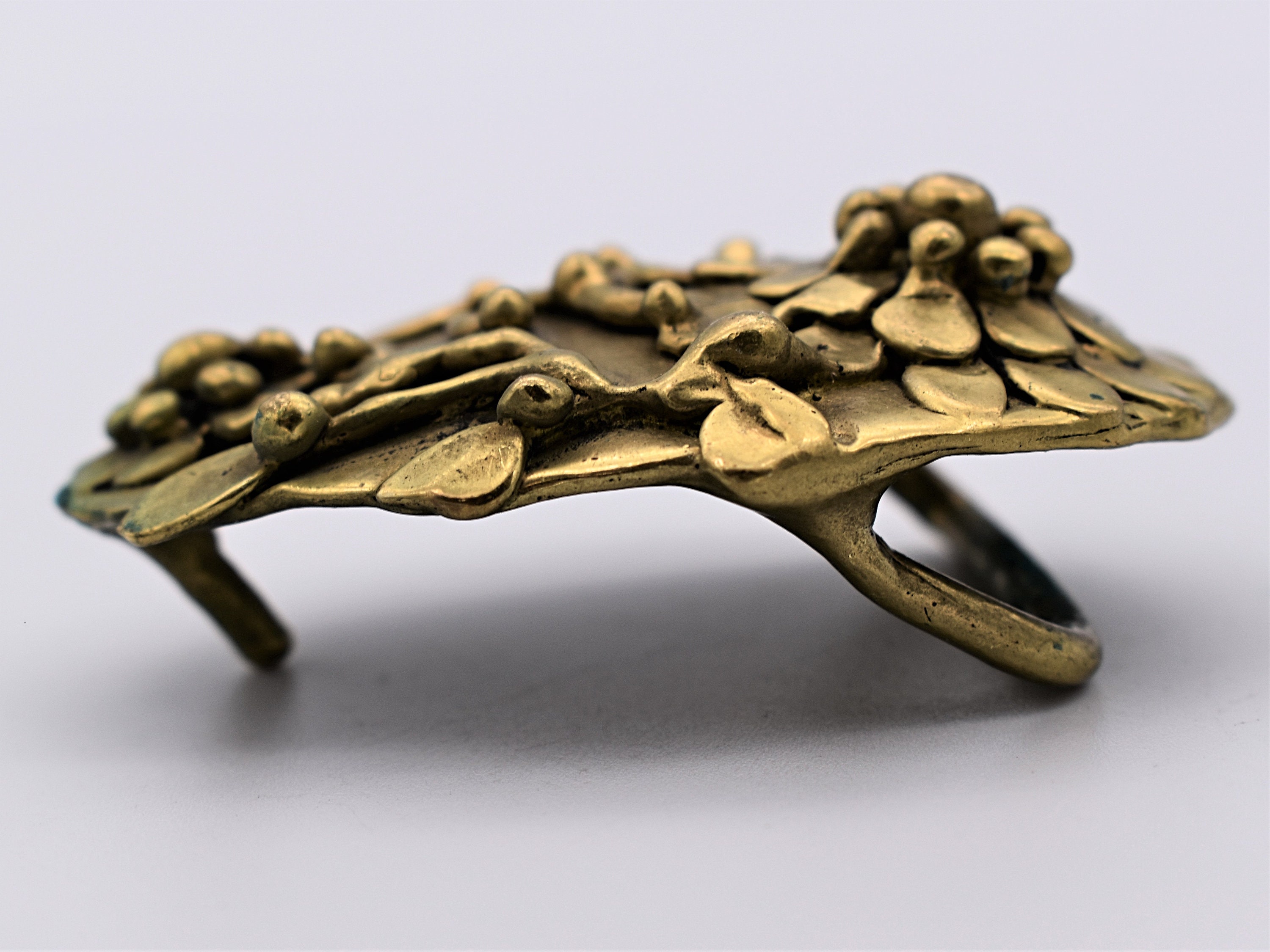 Stephen Burr Flowers Handmade Solid Brass MCM 70s Modern  display picture 3