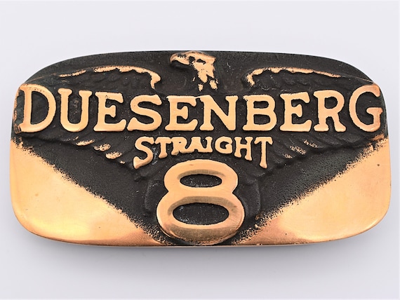 Solid Brass Duesenberg Straight 8 Solid Brass Vin… - image 1