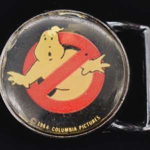 1980s Ghostbusters Novelty Collectable Child&#39;s Vintage Belt Buckle - Lee