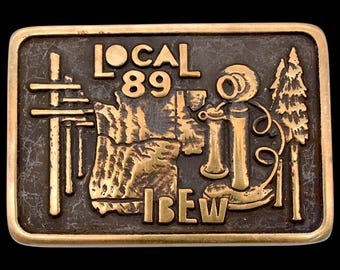 Brass Ibew International Brotherhood Electrical Worker Union 