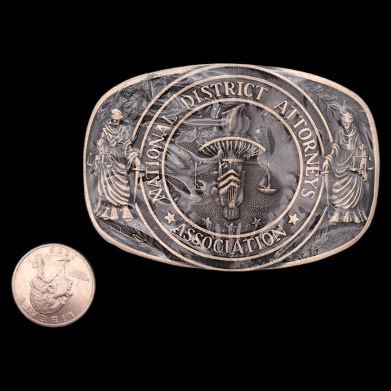 District Attorney Association Solid Brass Vintage… - image 3