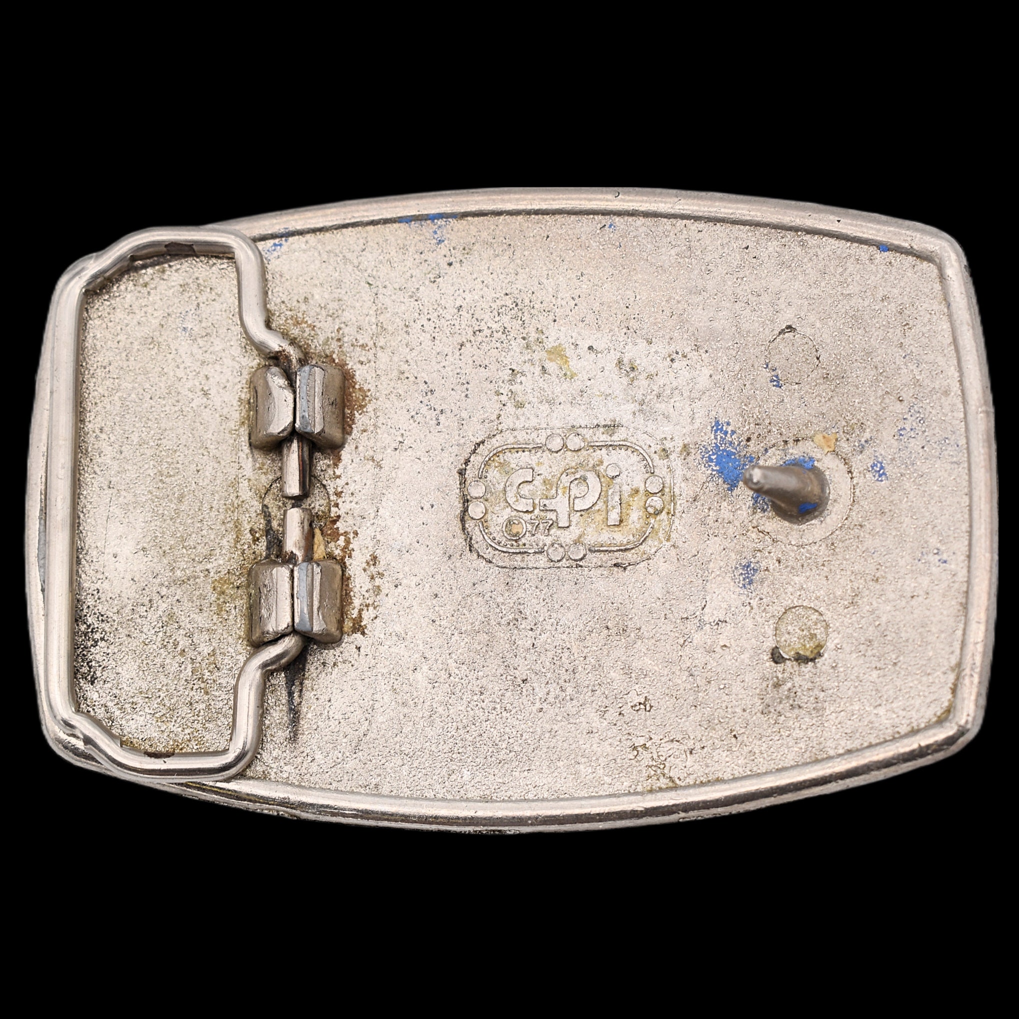 CPI Mushroom Holo Prism Vintage Belt Buckle - Etsy display picture 2