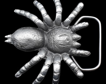 Tarantula Spider Arachnid Creepy Crawly Belt Buckle