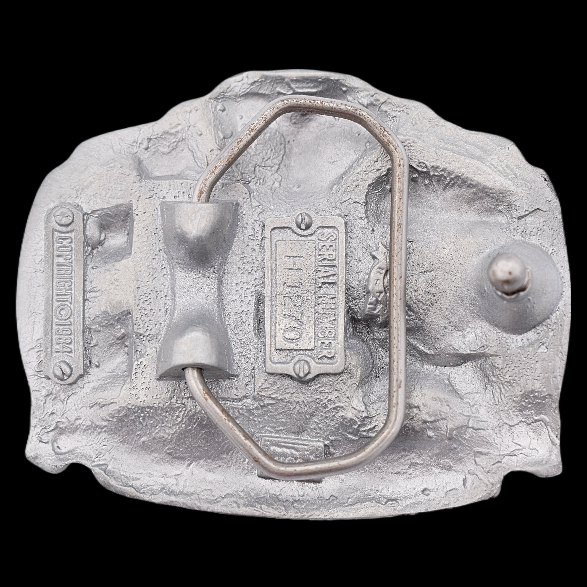 Rocky Mountains Bighorn Sheep Colorado Vintage Belt Buckle 