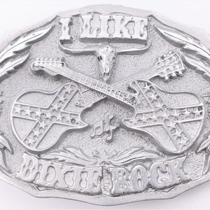 I Like Dixie Rock Belt Buckle