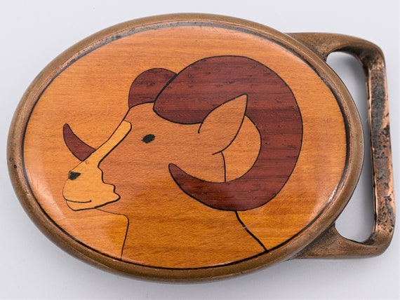 Tech Ether Guild/von West Sheep Ram 1970s Vintage Belt  display picture 3