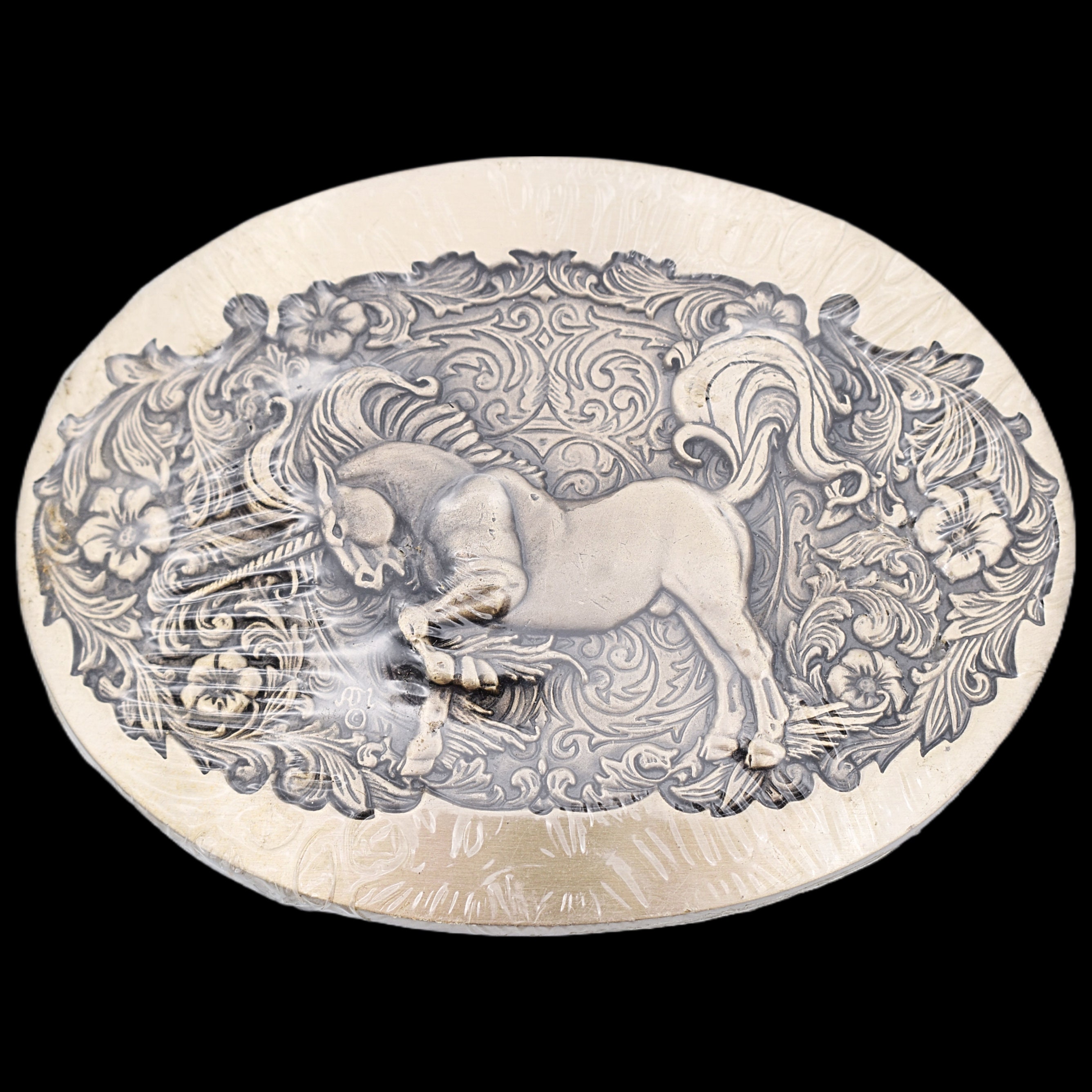 Rainbow Unicorn Belt Buckle Boho Hippie Mythical Vintage 80s Enamel Silver Unicorn Belt Buckle In Vintage Belt Buckles | eBay main image 4