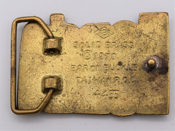 Vintage Honda Brass Belt Buckle – Rare Collectible VINTAGE HONDA BELT BUCKLE MOTORCYCLE SOLID BRASS ANTIQUE  main image 2