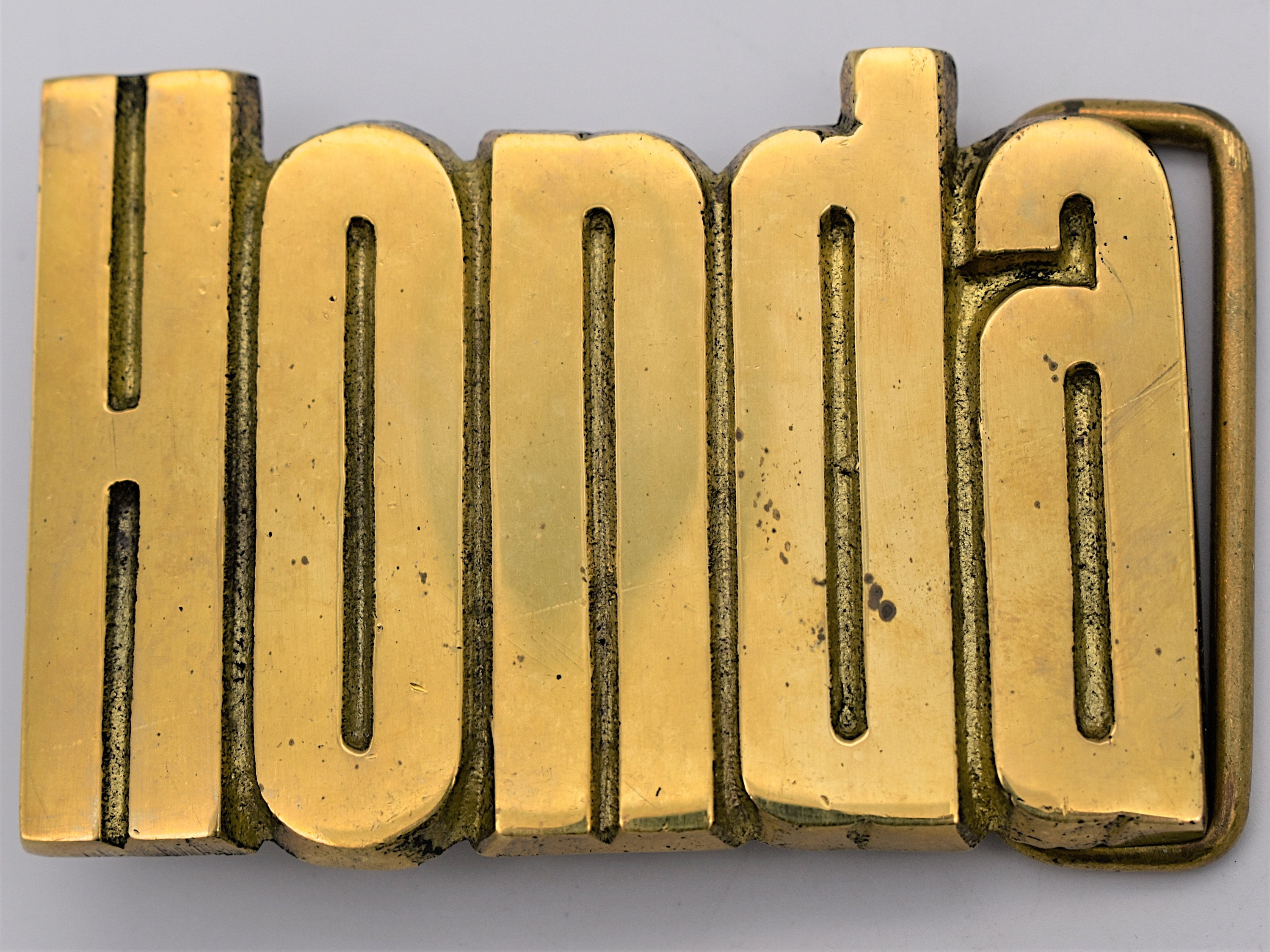 Vintage Honda Brass Belt Buckle – Rare Collectible Honda Belt Buckle In Vintage Belt Buckles for sale - eBay main image 2